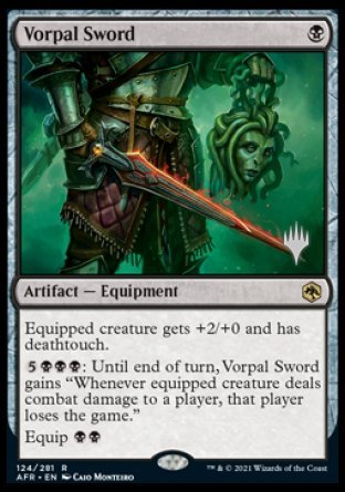 Vorpal Sword (Promo Pack) [Dungeons & Dragons: Adventures in the Forgotten Realms Promos] (PAFR 124)