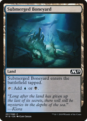 Submerged Boneyard [Core Set 2019] (M19 257)