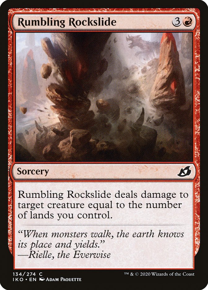 Rumbling Rockslide [Ikoria: Lair of Behemoths] (IKO 134)