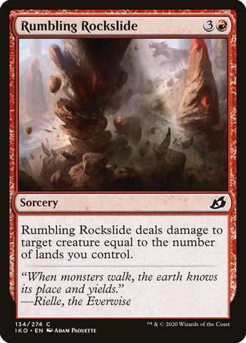 Rumbling Rockslide [Ikoria: Lair of Behemoths] (IKO 134)