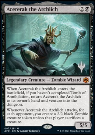 Acererak the Archlich (Promo Pack) [Dungeons & Dragons: Adventures in the Forgotten Realms Promos] (PAFR 87)