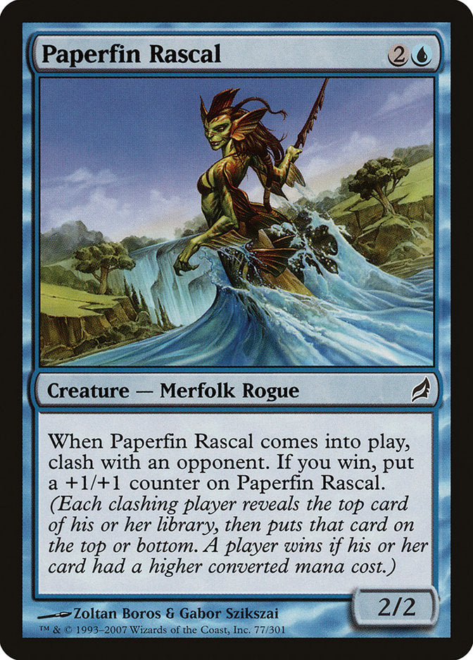 Paperfin Rascal [Lorwyn] (LRW 77)