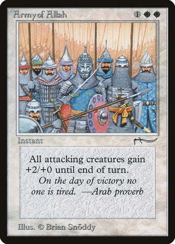 Army of Allah (Dark Mana Cost) [Arabian Nights] (ARN 2)