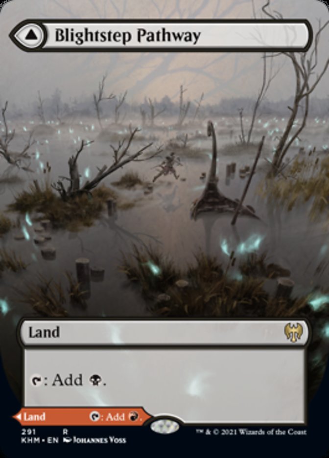 Blightstep Pathway // Searstep Pathway (Extended Art) [Kaldheim] (KHM 291)