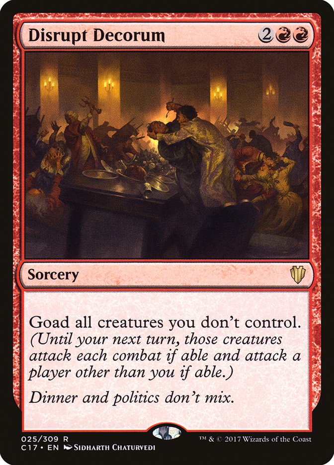 Disrupt Decorum [Commander 2017] (C17 25)