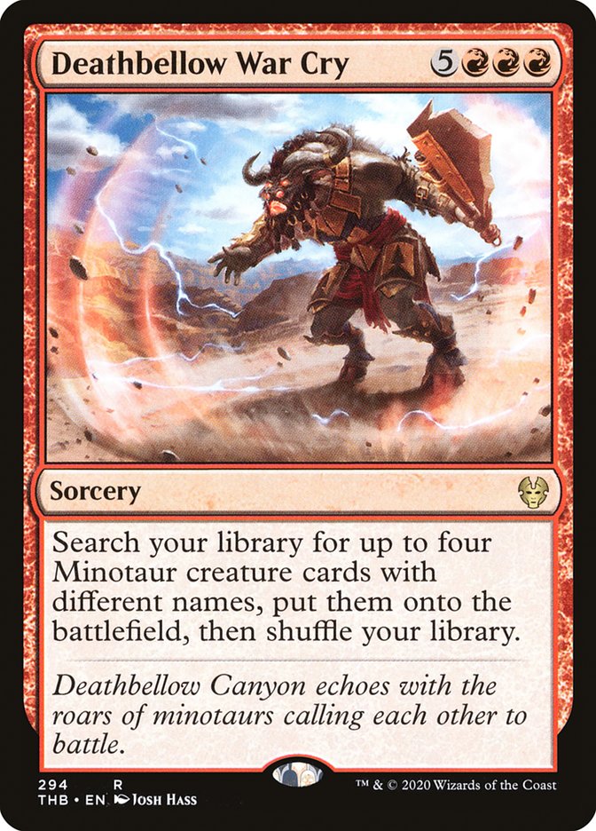 Deathbellow War Cry [Theros Beyond Death] (THB 294)