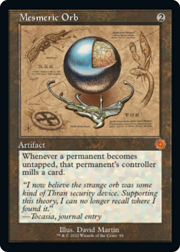 Mesmeric Orb (Schematic) [The Brothers' War Retro Artifacts]