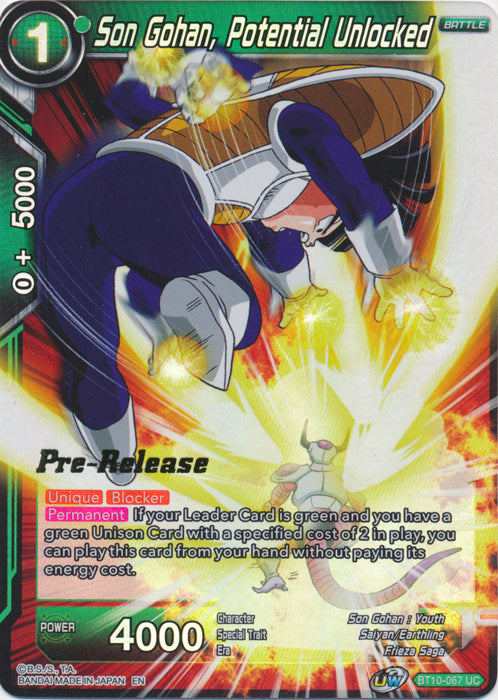 Son Gohan, Potential Unlocked [BT10-067]