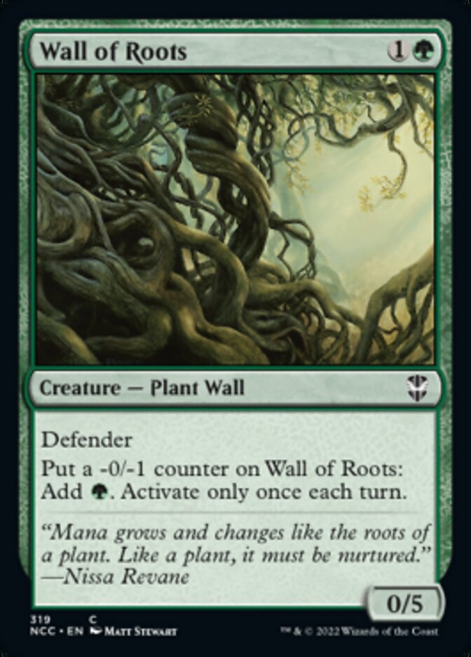 Wall of Roots [Streets of New Capenna Commander] (NCC 319)