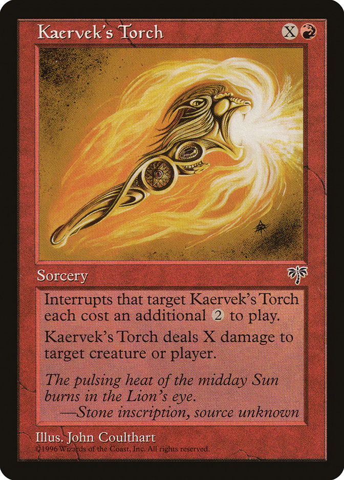 Kaervek's Torch [Mirage] (MIR 185)