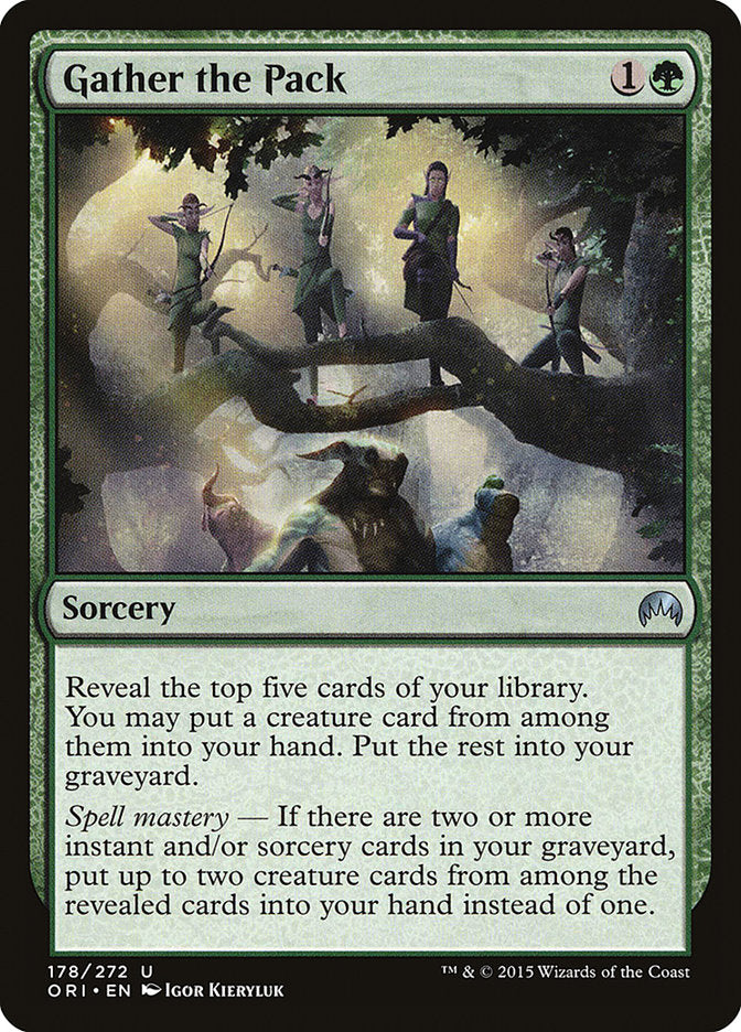 Gather the Pack [Magic Origins] (ORI 178)