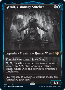 Geralf, Visionary Stitcher [Innistrad: Double Feature] (DBL 328)