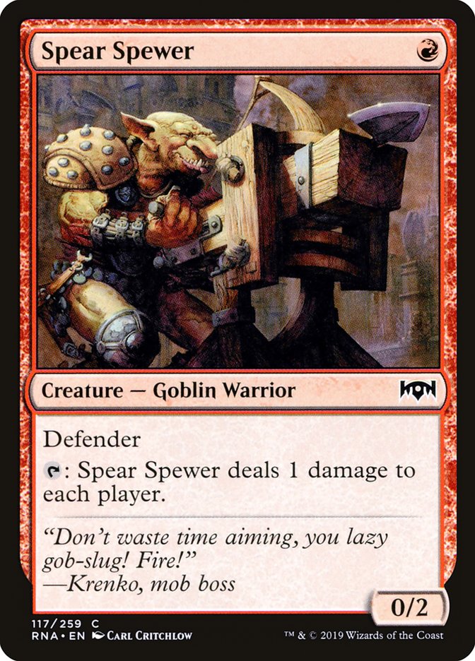 Spear Spewer [Ravnica Allegiance] (RNA 117)