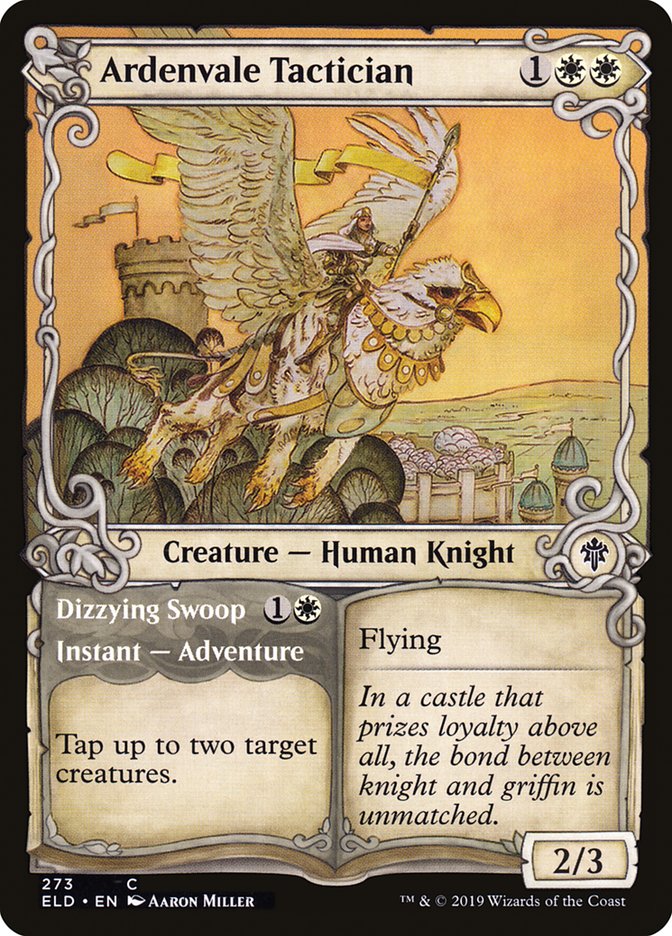 Ardenvale Tactician // Dizzying Swoop (Showcase) [Throne of Eldraine] (ELD 273)