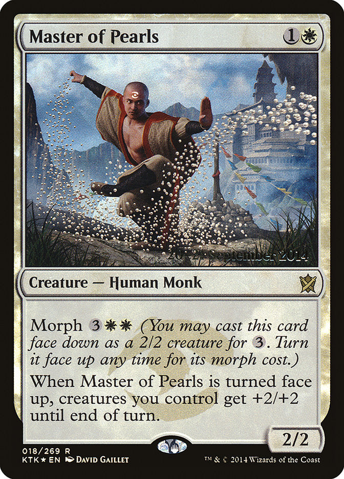 Master of Pearls  (Prerelease) [Khans of Tarkir Prerelease Promos] (PKTK 18S)