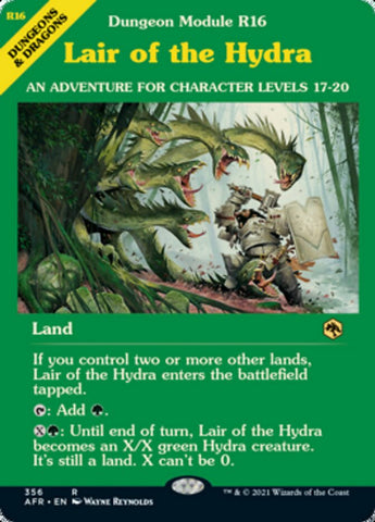 Lair of the Hydra (Dungeon Module) [Dungeons & Dragons: Adventures in the Forgotten Realms] (AFR 356)