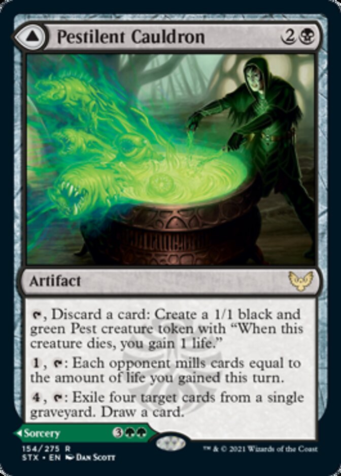 Pestilent Cauldron // Restorative Burst [Strixhaven: School of Mages] (STX 154)
