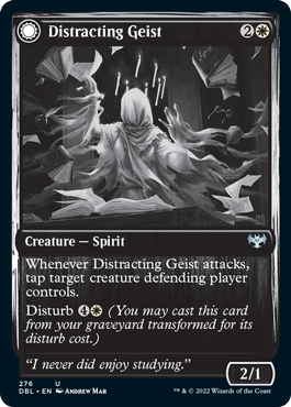 Distracting Geist // Clever Distraction [Innistrad: Double Feature] (DBL 276)