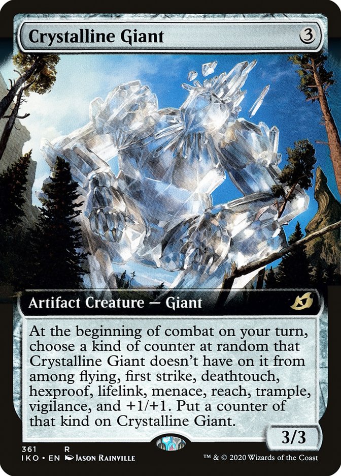 Crystalline Giant (Extended Art) [Ikoria: Lair of Behemoths] (IKO 361)