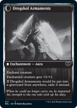 Drogskol Infantry // Drogskol Armaments [Innistrad: Double Feature] (DBL 277)