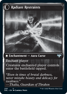 Radiant Grace // Radiant Restraints [Innistrad: Double Feature] (DBL 298)