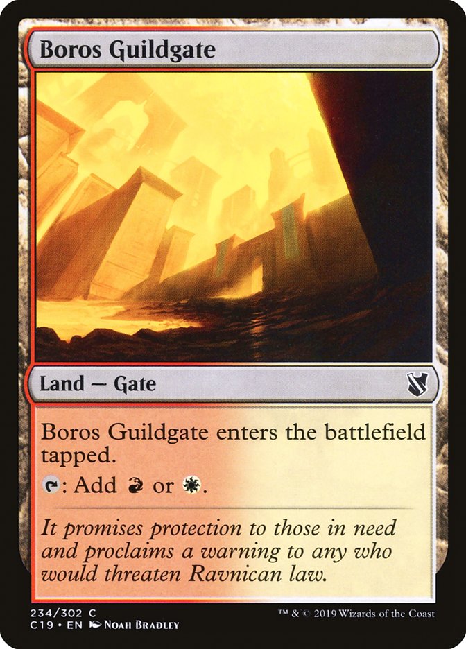 Boros Guildgate [Commander 2019] (C19 234)