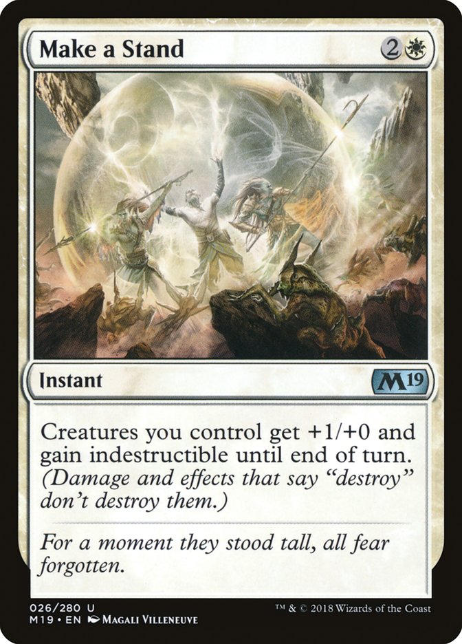 Make a Stand [Core Set 2019] (M19 26)