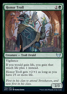 Honor Troll [Strixhaven: School of Mages] (STX 134)