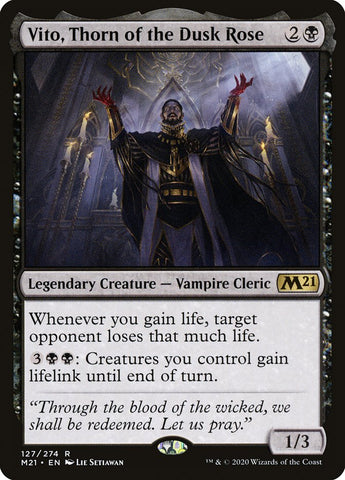 Vito, Thorn of the Dusk Rose [Core Set 2021] (M21 127)