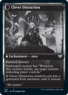Distracting Geist // Clever Distraction [Innistrad: Double Feature] (DBL 276)