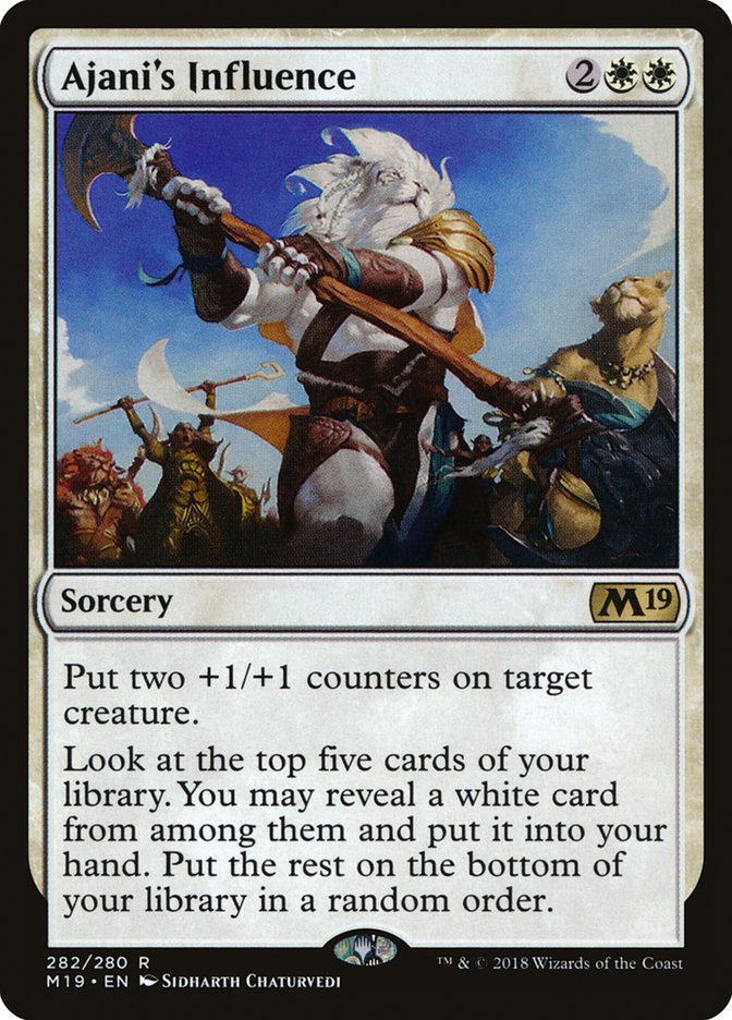 Ajani's Influence [Core Set 2019] (M19 282)