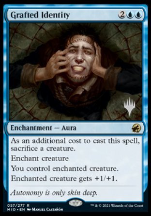 Grafted Identity (Promo Pack) [Innistrad: Midnight Hunt Promo Pack] (PMID 57)