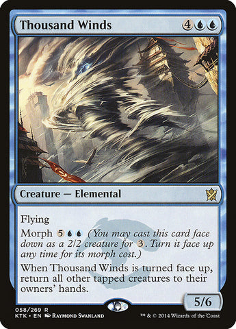 Thousand Winds [Khans of Tarkir] (KTK 58)