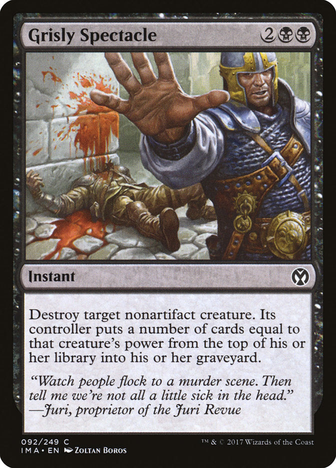 Grisly Spectacle [Iconic Masters] (IMA 92)