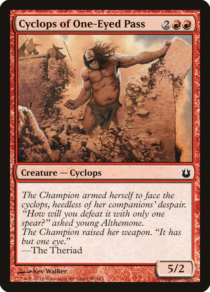 Cyclops of One-Eyed Pass [Born of the Gods] (BNG 90)
