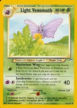 Light Venomoth (53/105) [Neo Destiny]