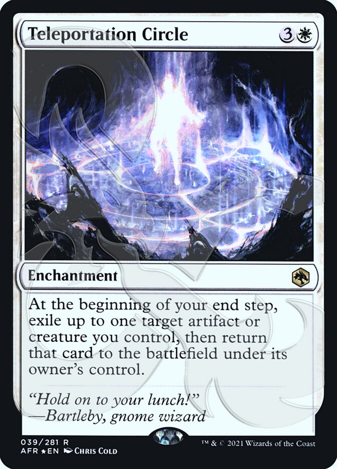 Teleportation Circle (Ampersand Promo) [Dungeons & Dragons: Adventures in the Forgotten Realms Promos] (PAFR 39A)