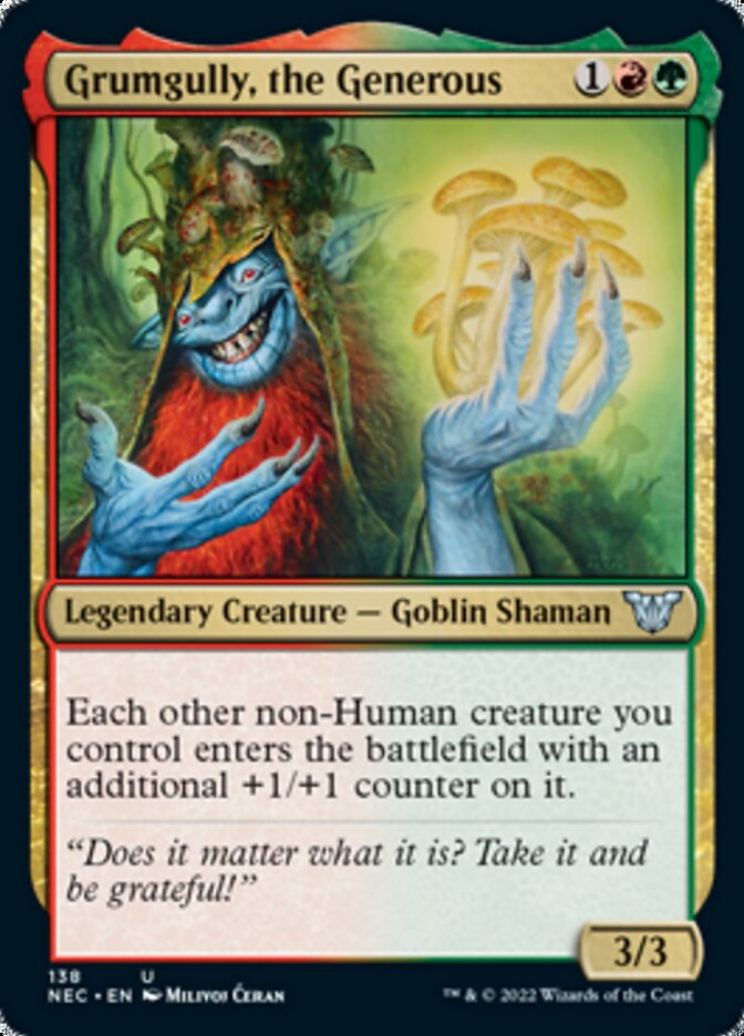 Grumgully, the Generous [Kamigawa: Neon Dynasty Commander] (NEC 138)