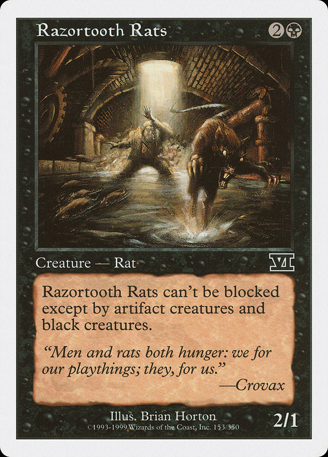 Razortooth Rats [Classic Sixth Edition] (6ED 153)
