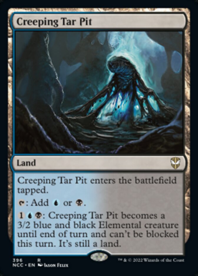 Creeping Tar Pit [Streets of New Capenna Commander] (NCC 396)