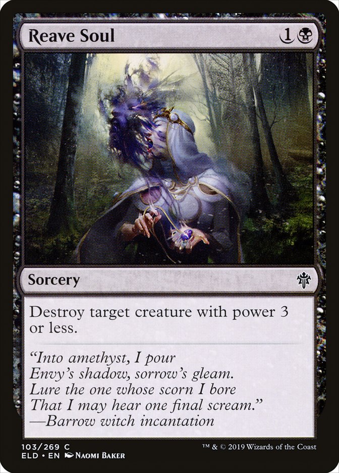 Reave Soul [Throne of Eldraine] (ELD 103)