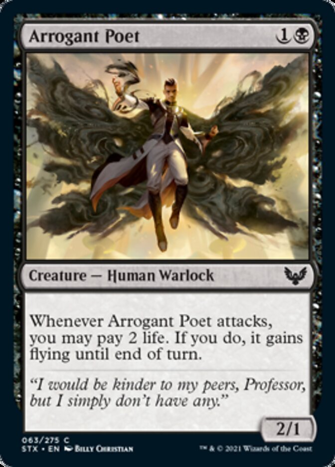 Arrogant Poet [Strixhaven: School of Mages] (STX 63)