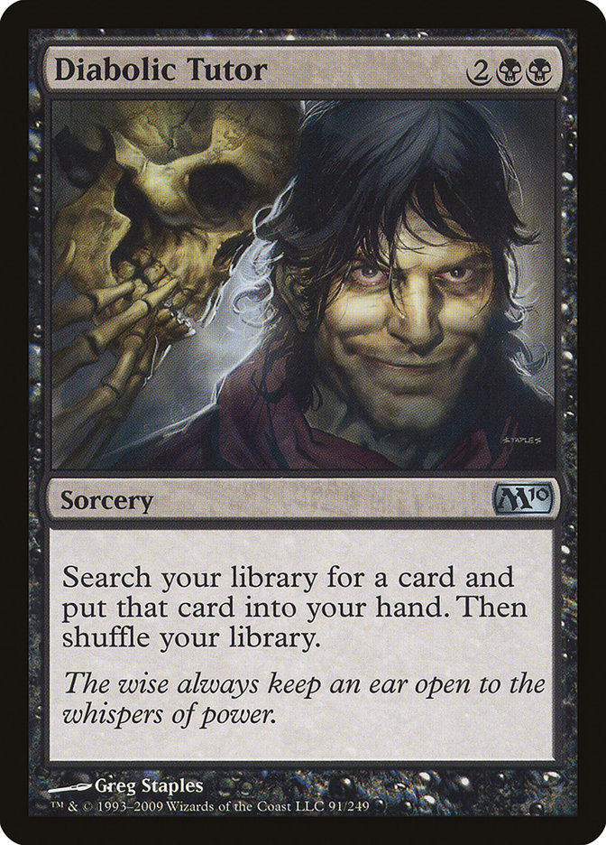 Diabolic Tutor [Magic 2010] (M10 91)