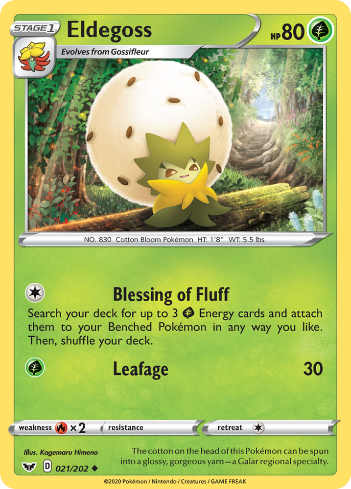 Eldegoss (21/202) [Sword & Shield: Base Set]