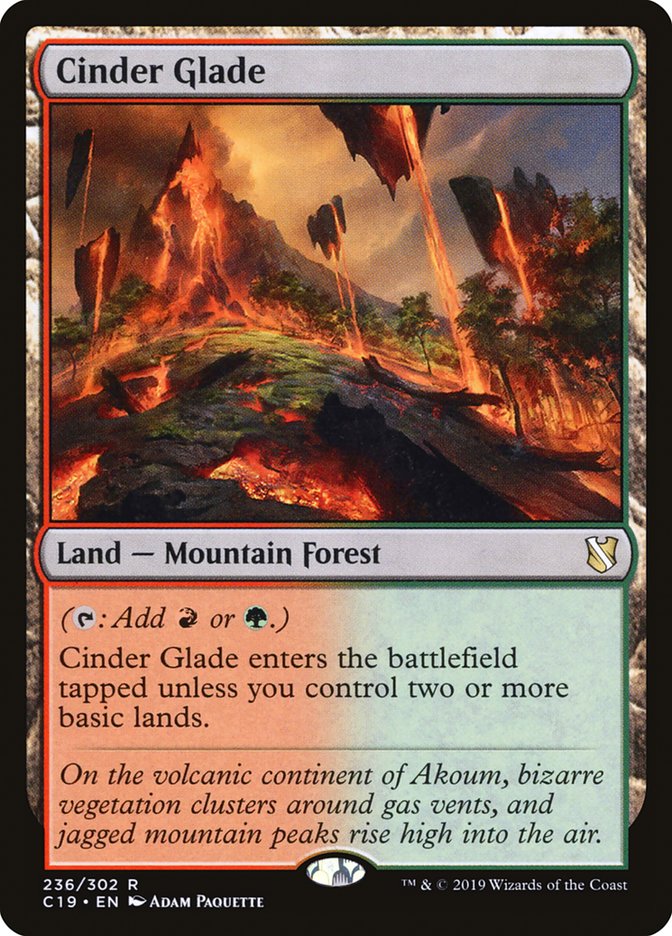 Cinder Glade [Commander 2019] (C19 236)