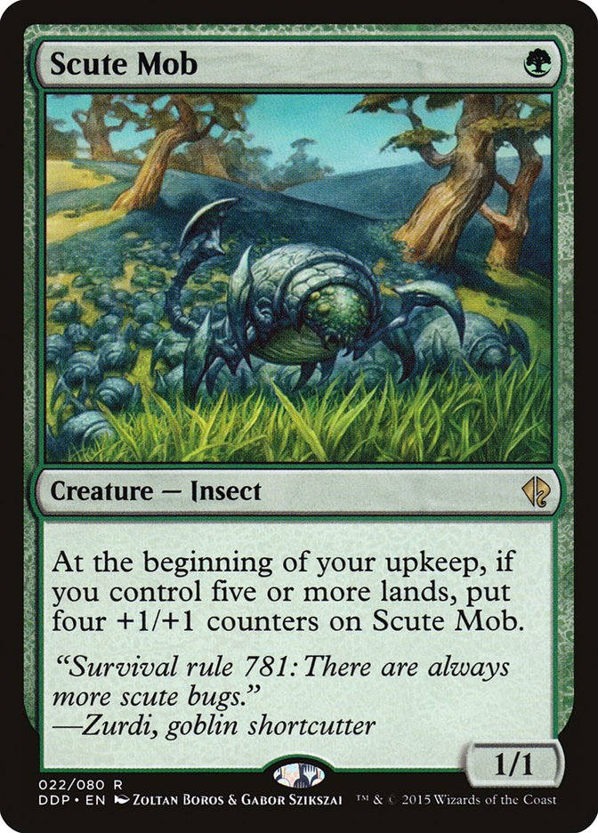 Scute Mob [Duel Decks: Zendikar vs. Eldrazi] (DDP 22)
