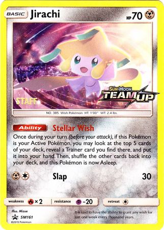 Jirachi (Staff) (SM161) [Sun & Moon: Black Star Promos]