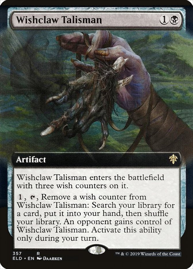 Wishclaw Talisman (Extended Art) [Throne of Eldraine] (ELD 357)