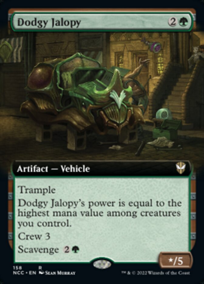 Dodgy Jalopy (Extended Art) [Streets of New Capenna Commander] (NCC 158)