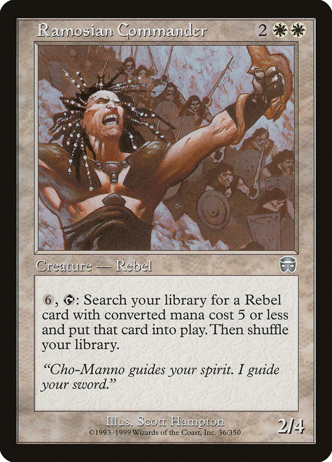 Ramosian Commander [Mercadian Masques] (MMQ 36)